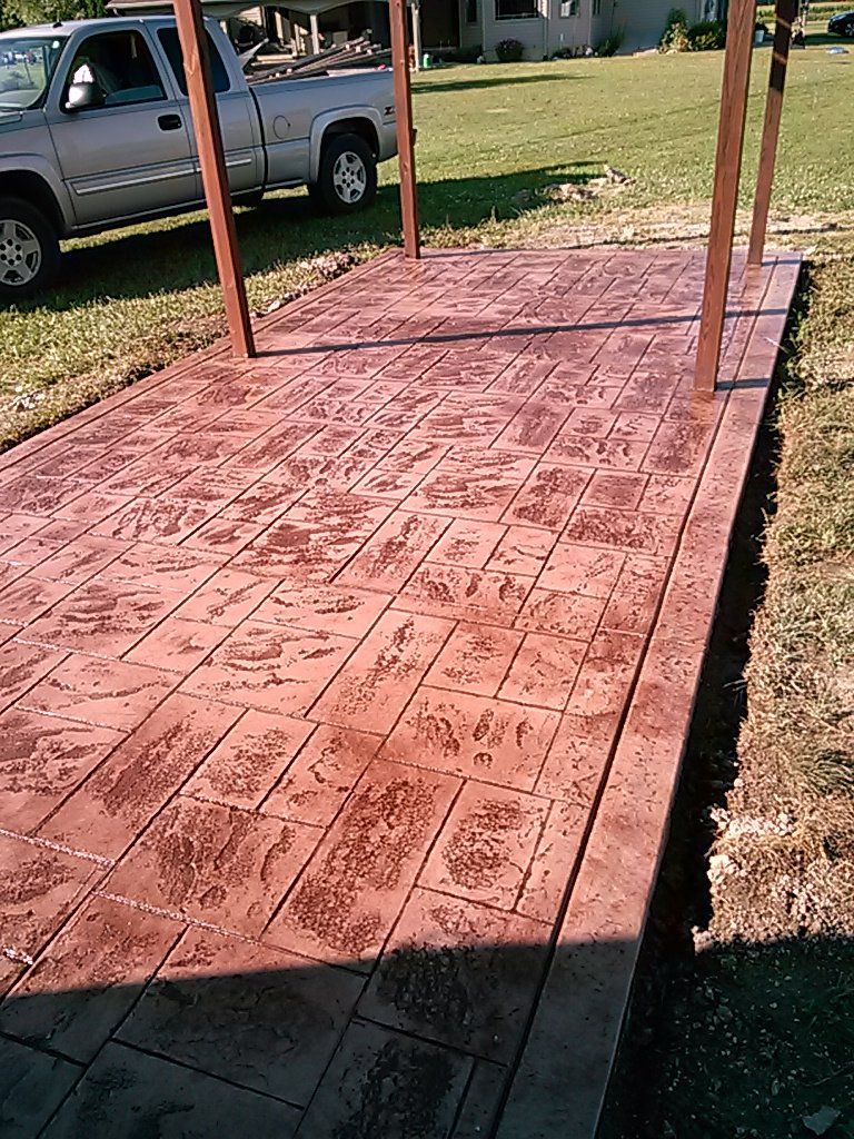 Textured Concrete floor