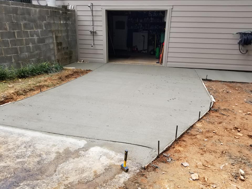 New Cement Driveway