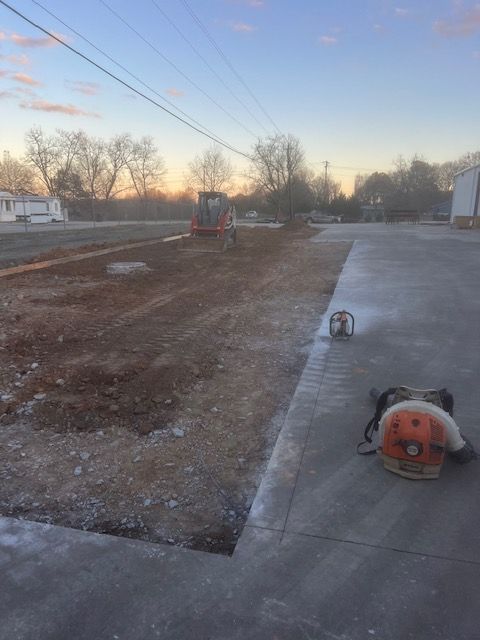A road under construction