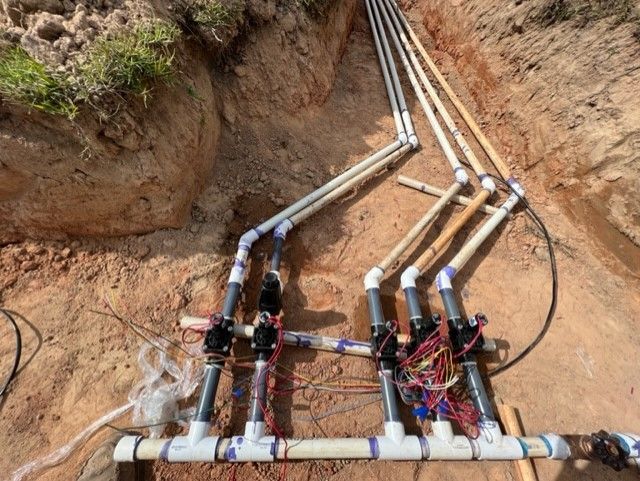 a bunch of pipes are connected to each other