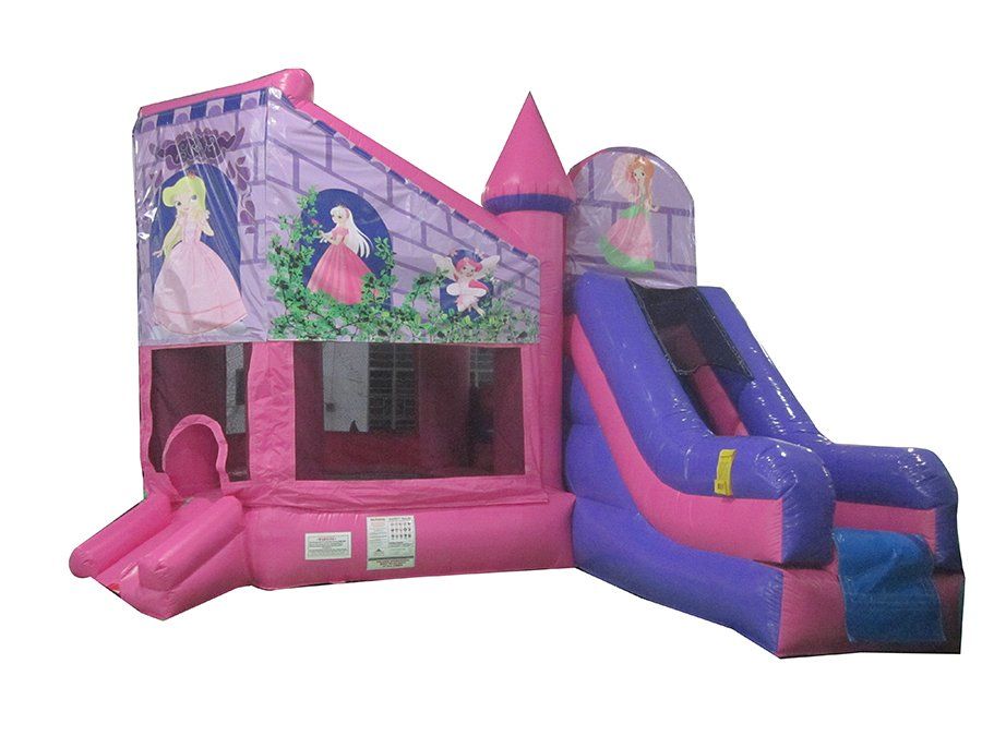 Pink Princess Bouncer Slide Combo