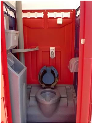 Deluxe portable party toilet
