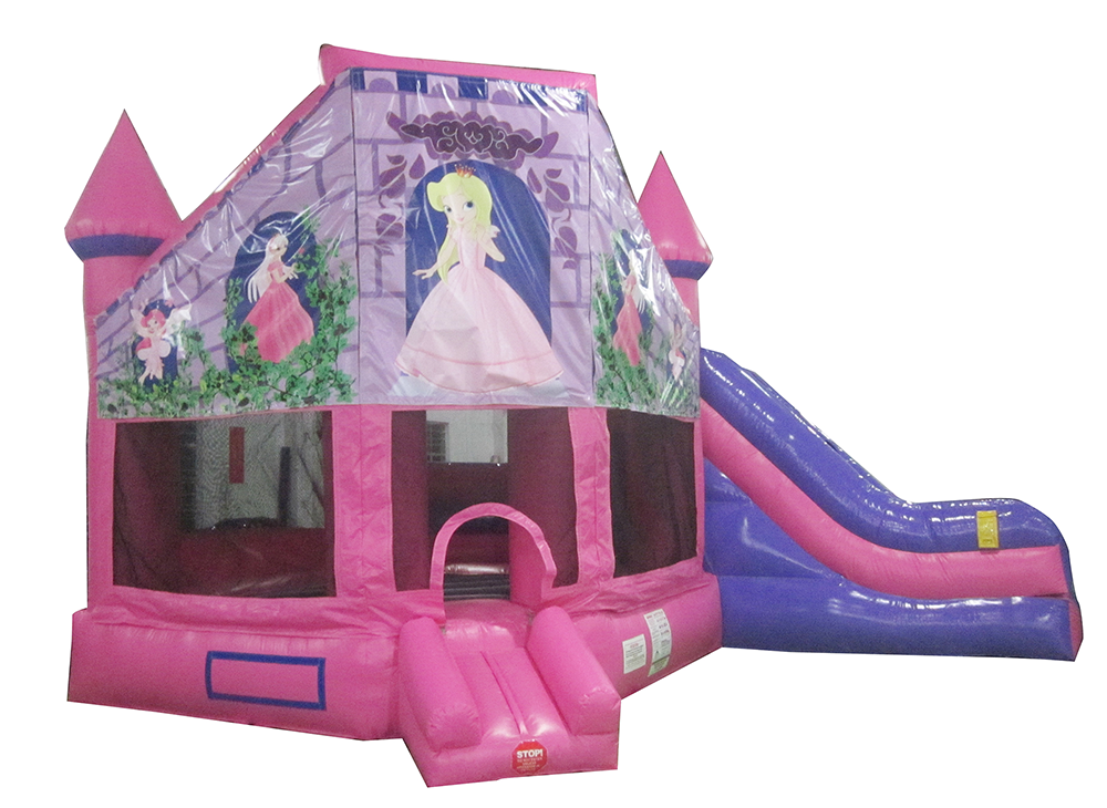 Pink Princess Bouncer Slide Combo