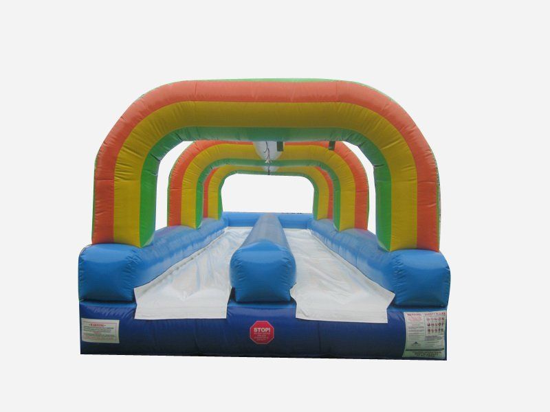 Rainbow Double Lane Slip ‘N’ Slide