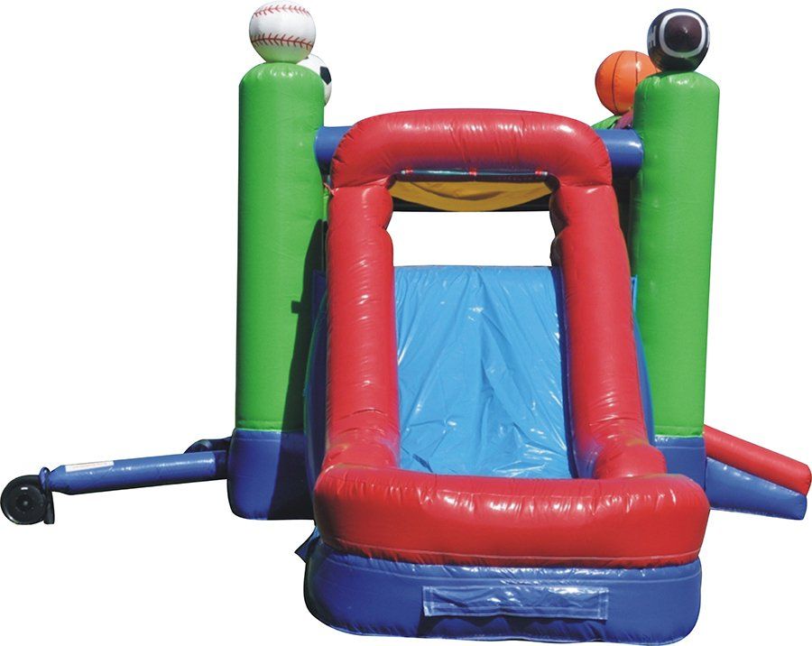 5-in-1 Sports Combo Bouncer with Slide