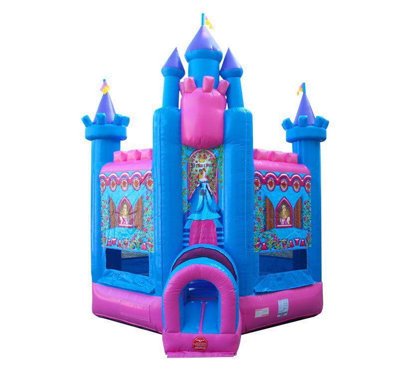 Pink Princess Castle Front View