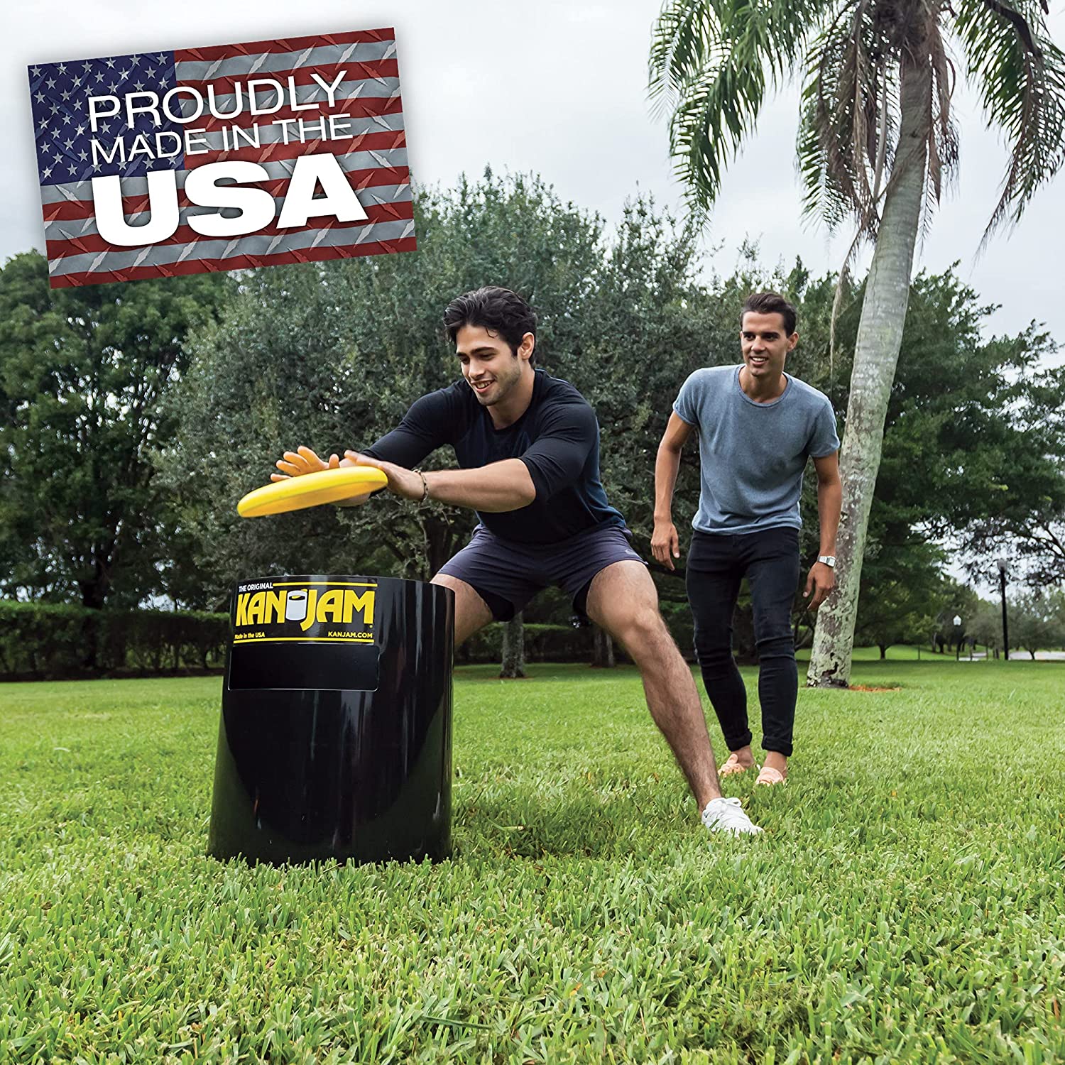 Playing Kan Jam game