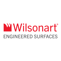 Wilsonart logo with red crown icon and gray ENGINEERED SURFACES text