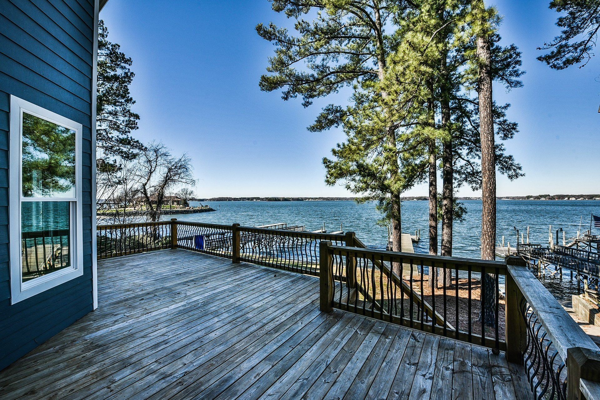 Home on lake