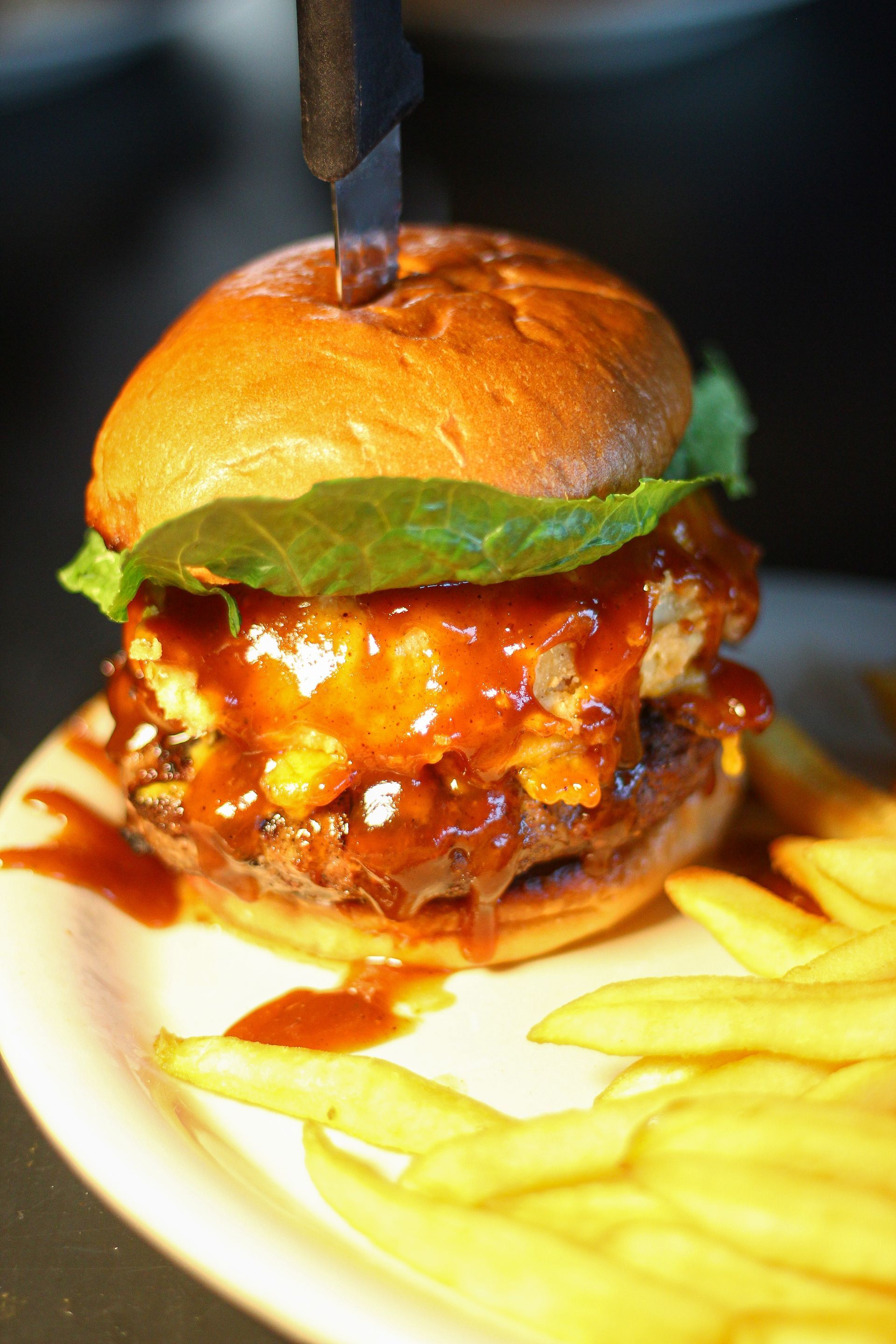 Hamburger & Fries