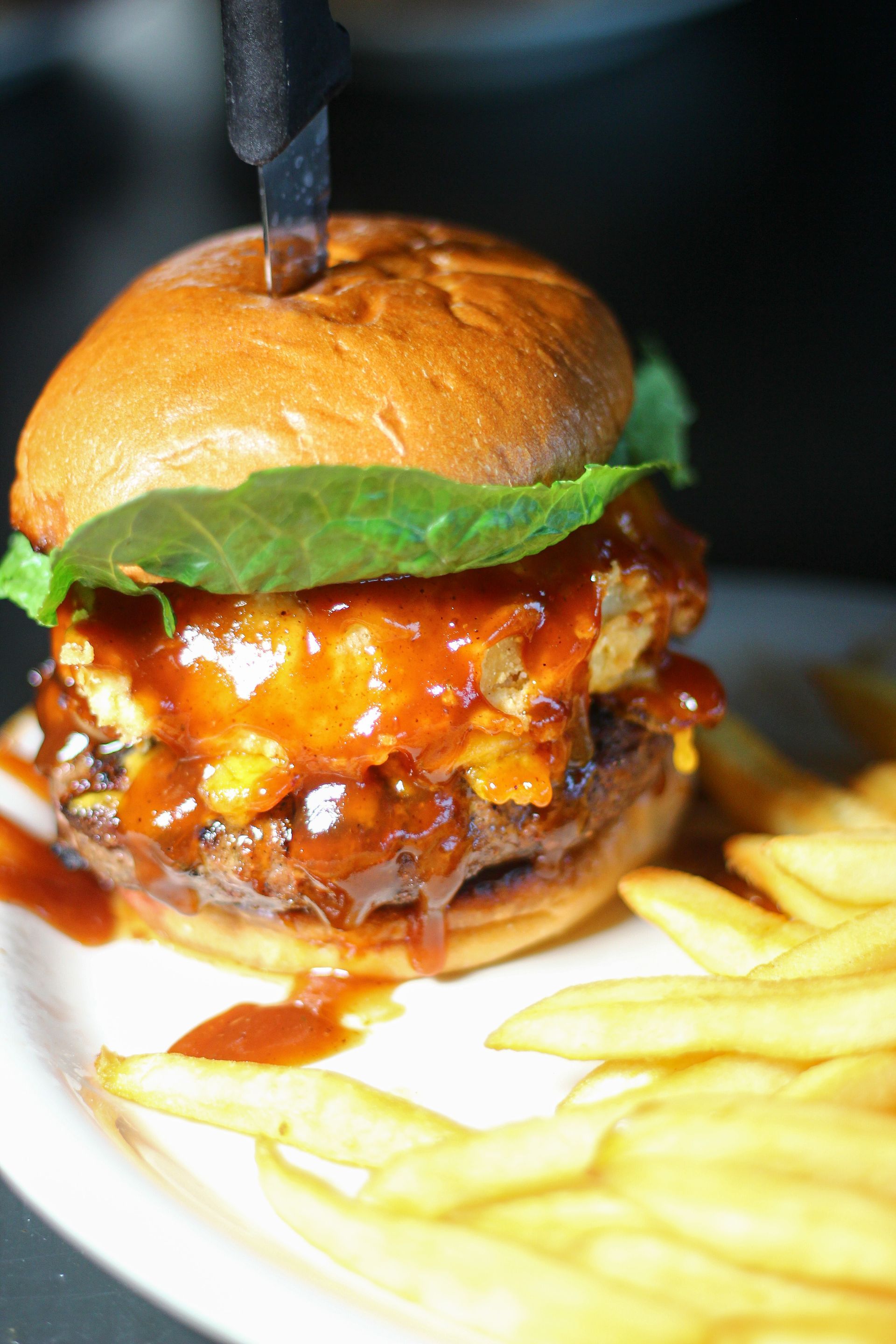 Burger & Fries Platter