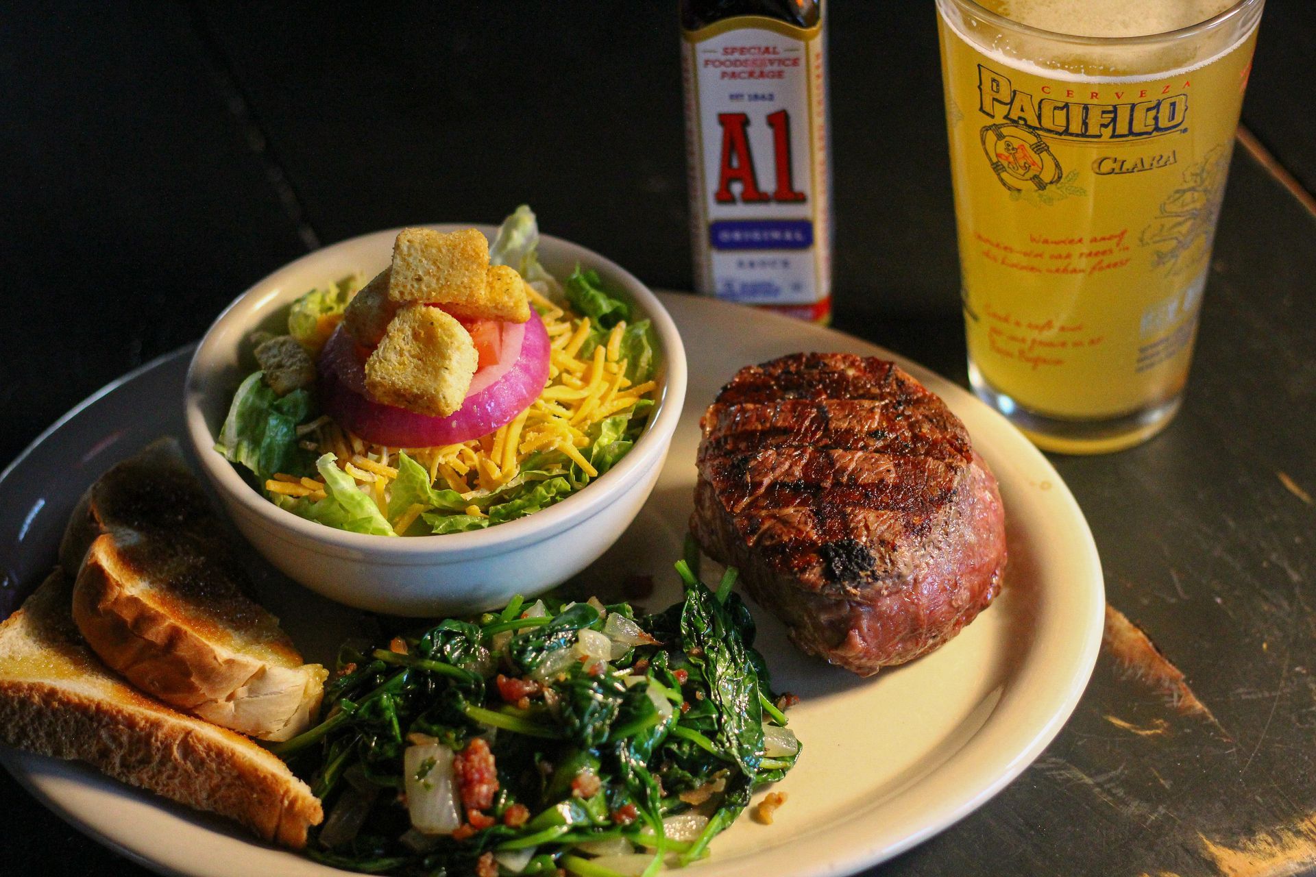 Salad & Steak Platter