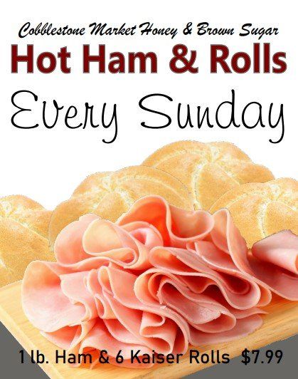 Hot Ham & Rolls