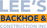 Lee's Backhoe & Construction Inc - Logo