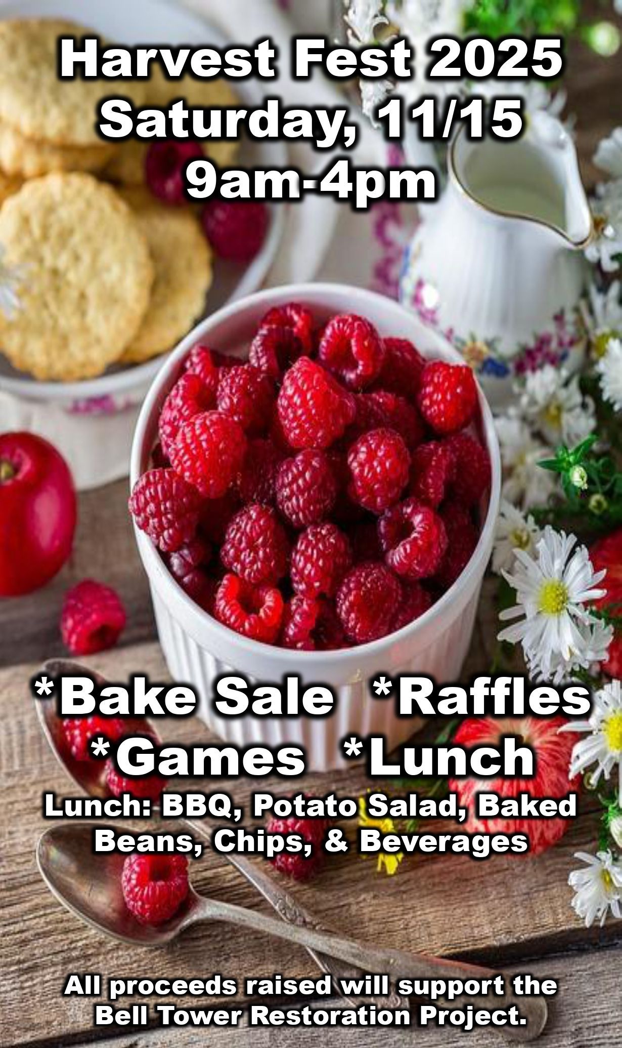 Harvest Fest 2025 flyer