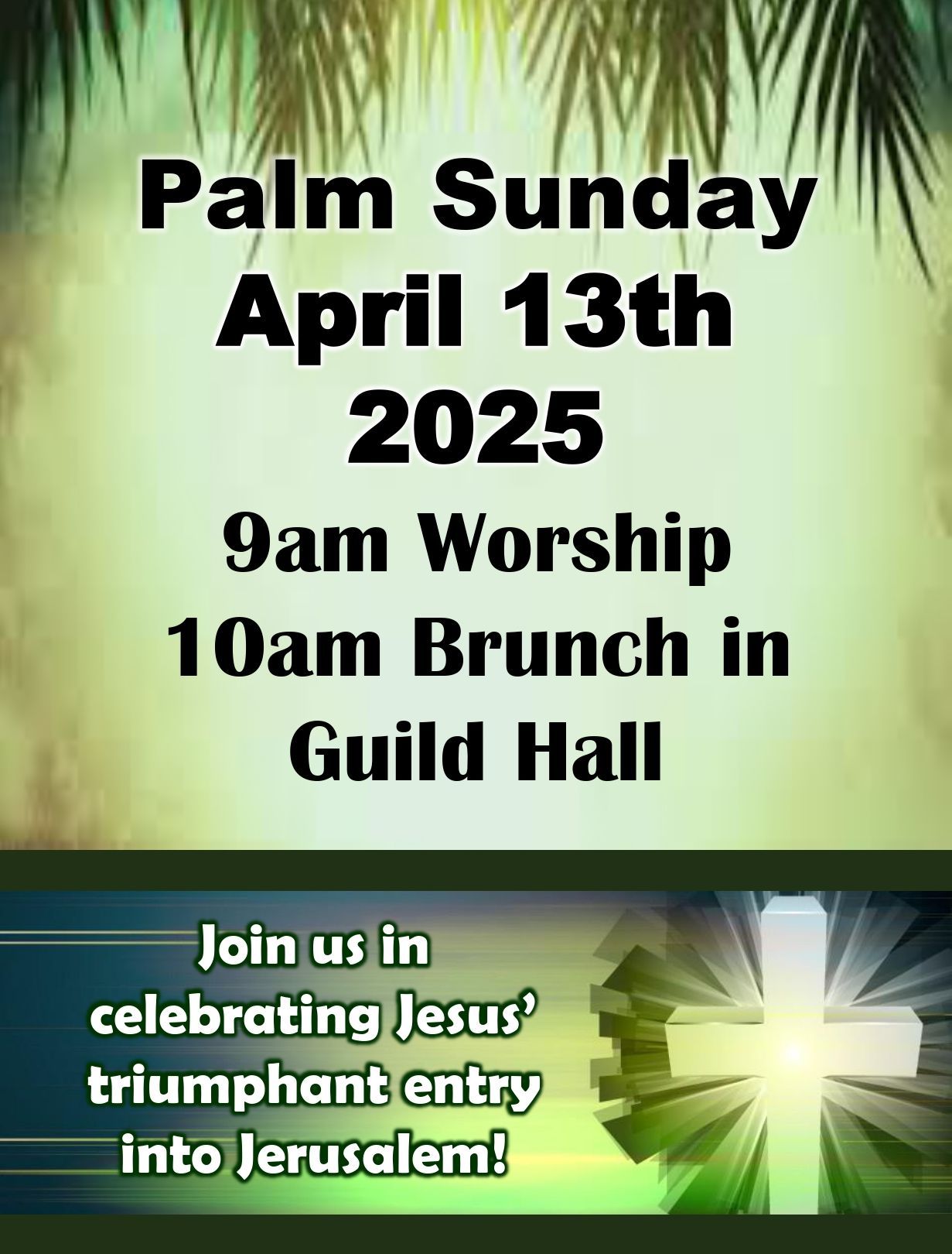 Palm Sunday Event