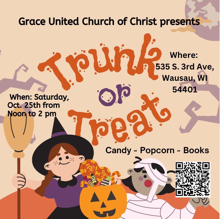 Flyer for Grace United Church of Christ Trunk or Treat.