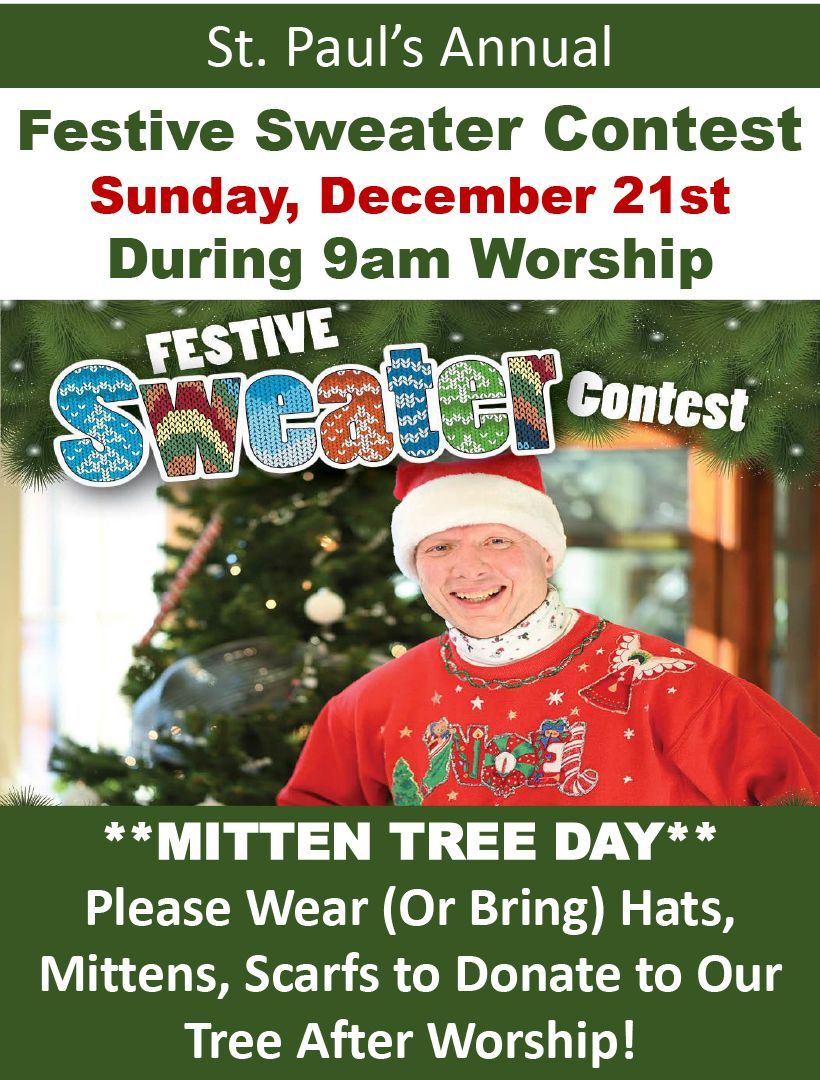 St. Paul's Annual Festival Sweater Contest