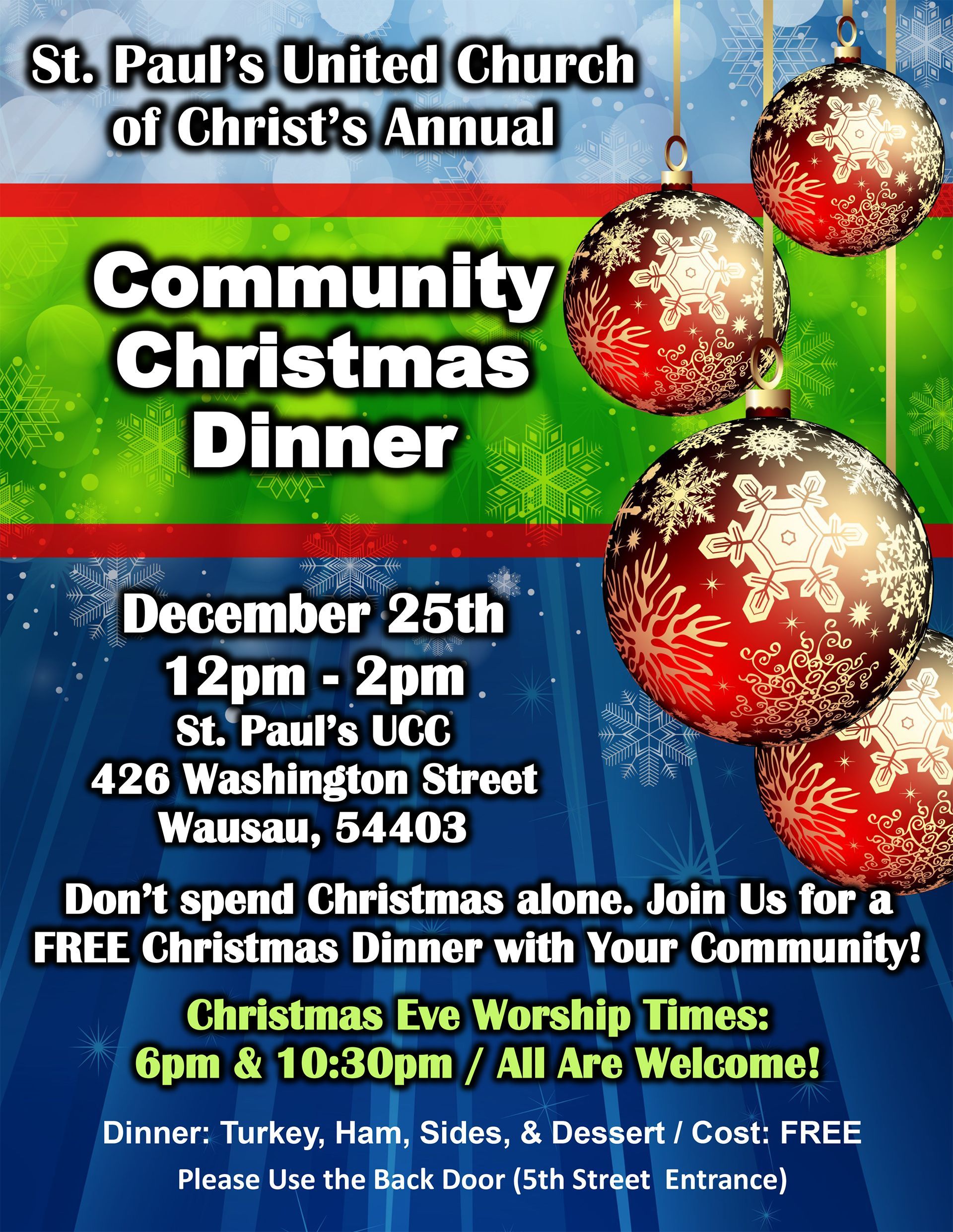 Community Christmas Dinner