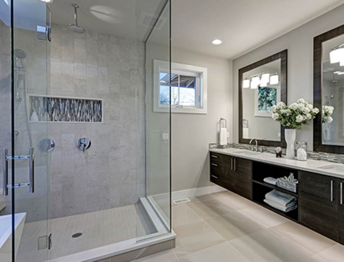 bathroom with shower