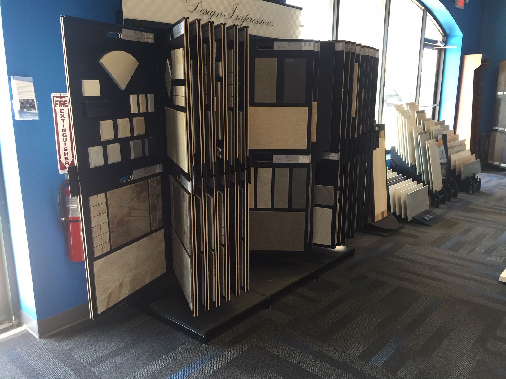 selection of flooring swatches