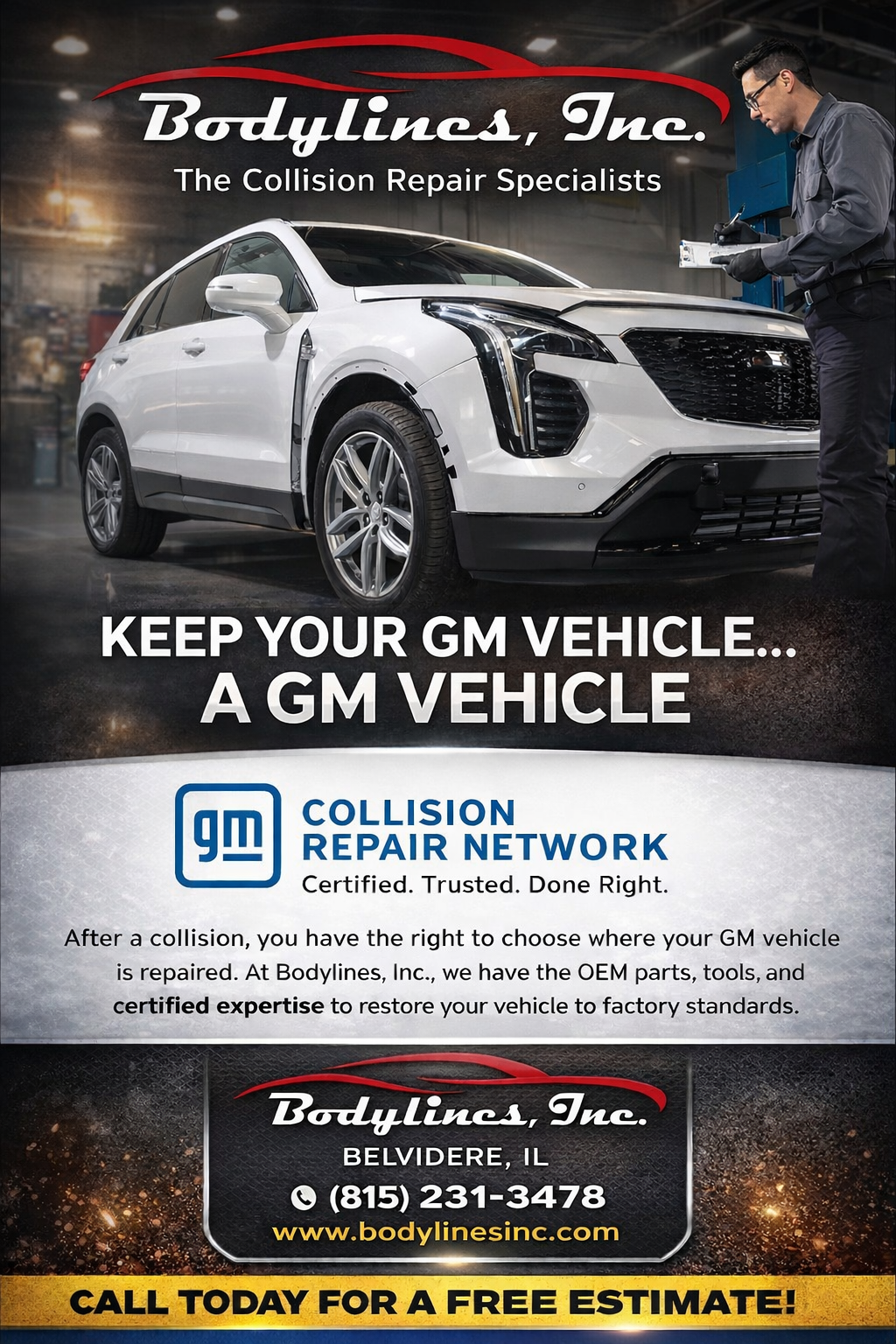 GM vehicle flyer