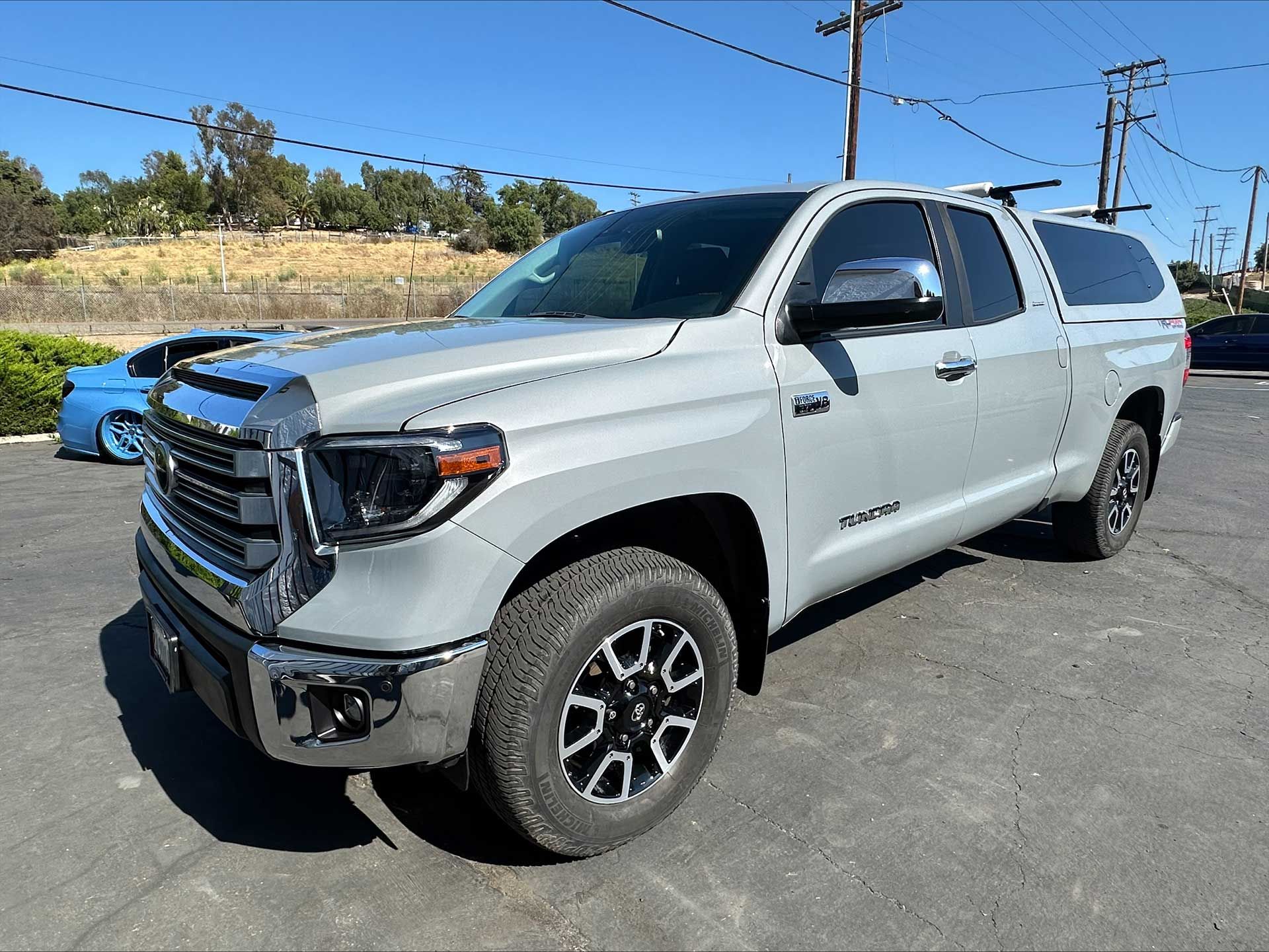after - collision repair of Tundra truck