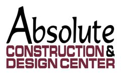 The logo for absolute construction and design center
