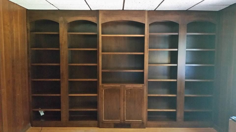 Bookcase wall unit