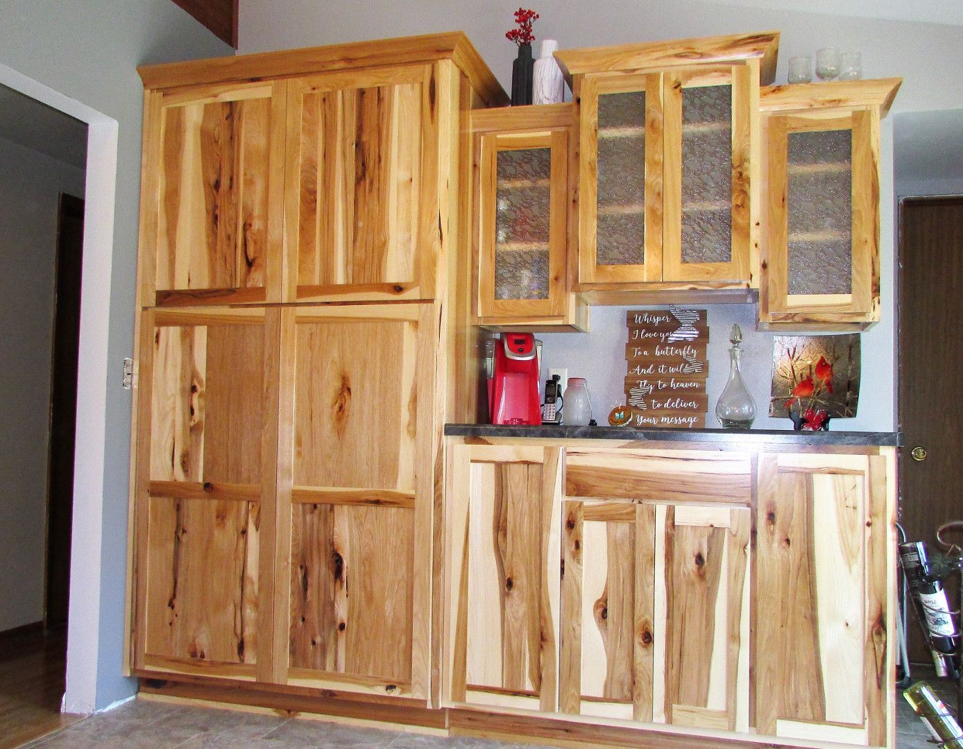 Custom pantry and cabinet wall unit