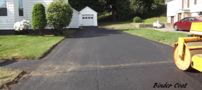 Asphalt driveway