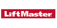The LiftMaster logo: white text on a solid red rectangular background.