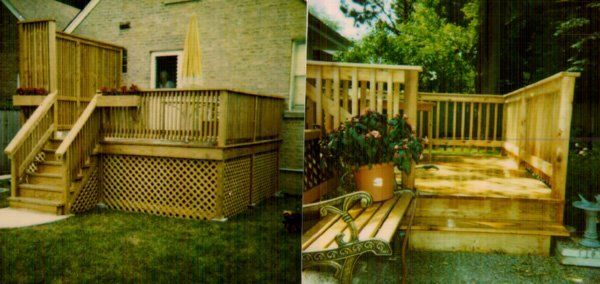 Deck before after