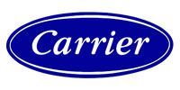 A blue carrier logo on a white background.