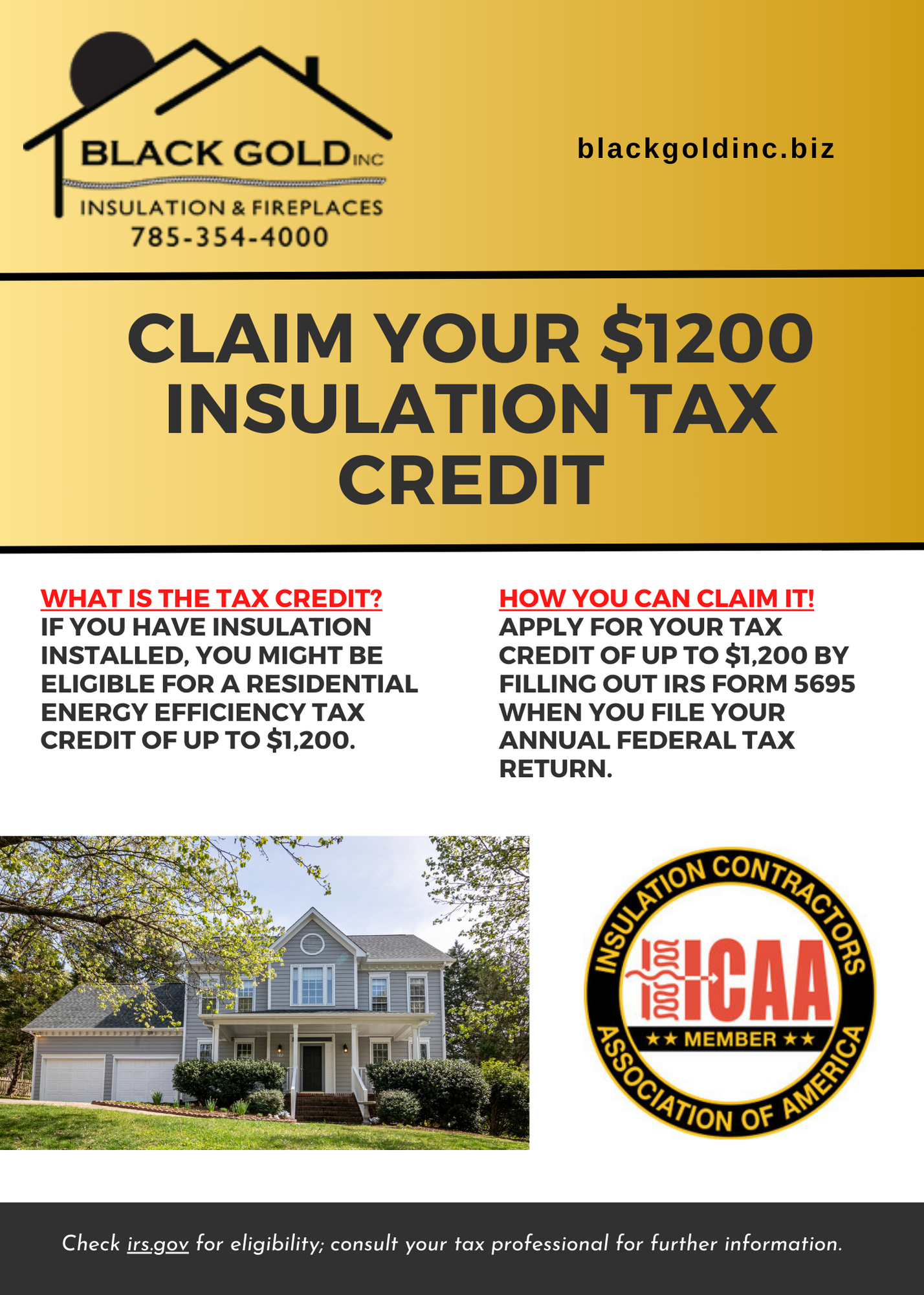 Residential house attic insulation