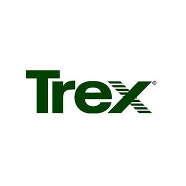 The dark green Trex logo featuring a stylized x on a white background.