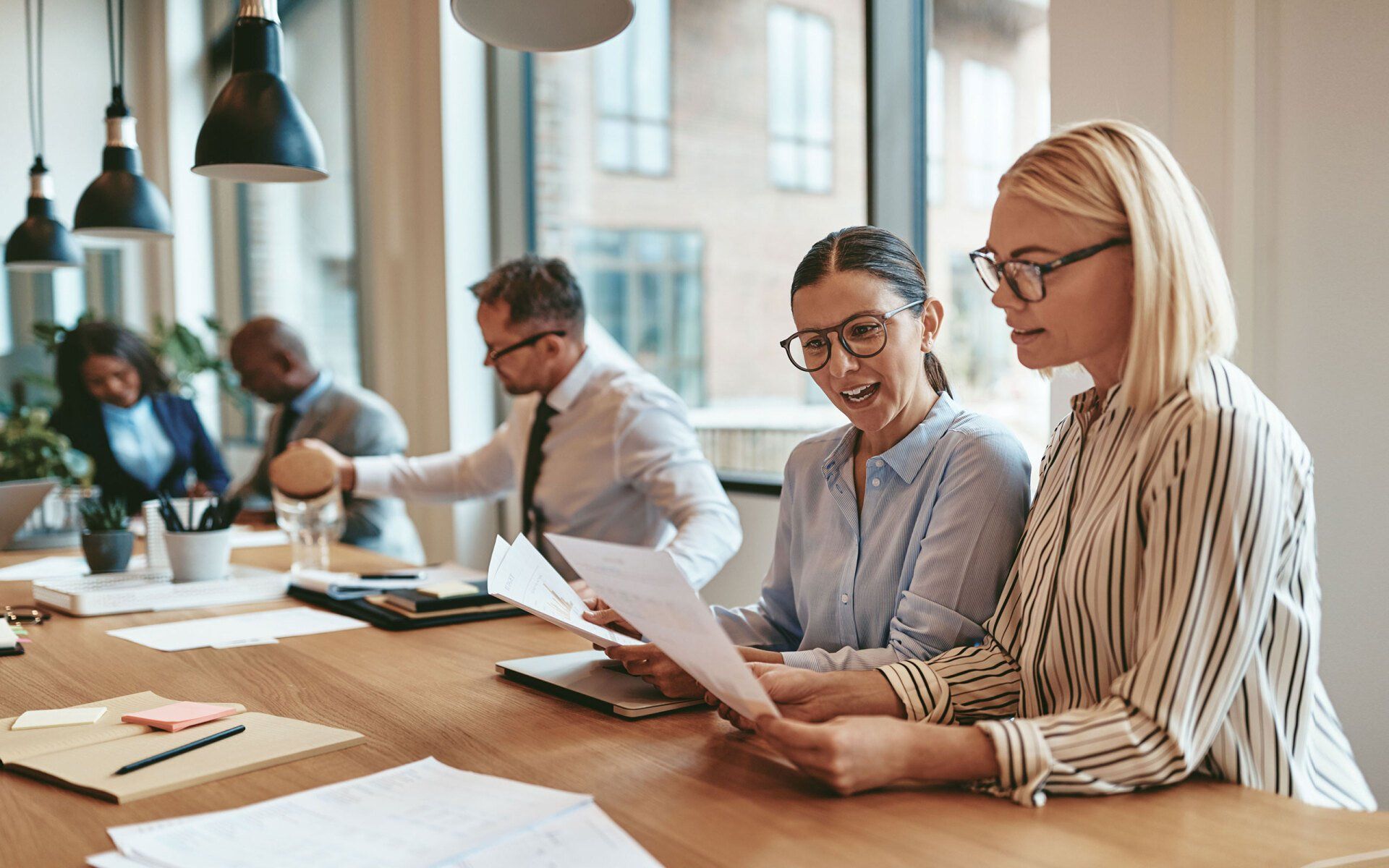 Employee at the office
