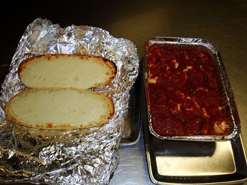 Pasta & Garlic Bread