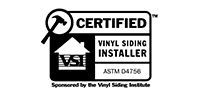 certifed vinyl siding installer logo
