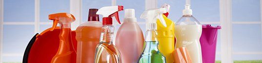 Set of cleaning products