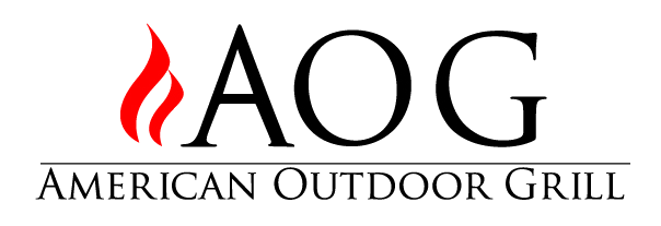 The logo for aog american outdoor grill