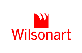 The wilsonart logo has a red crown on it