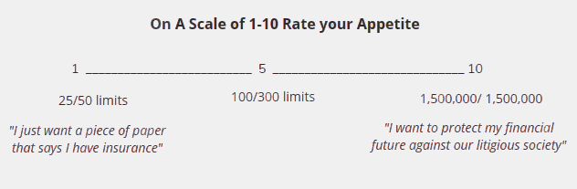 Insurance Appetite Rating