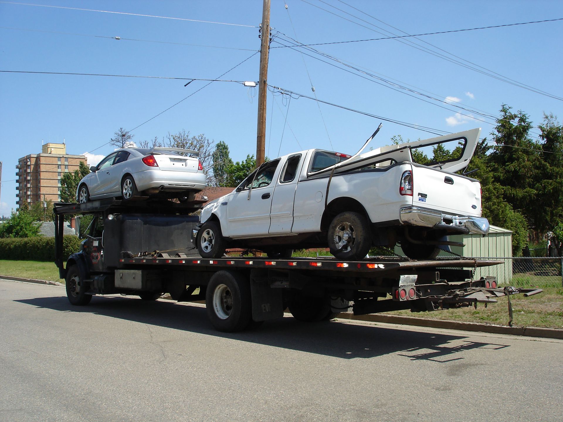 truck towing