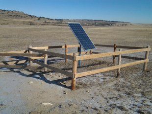 Livestock solar panel