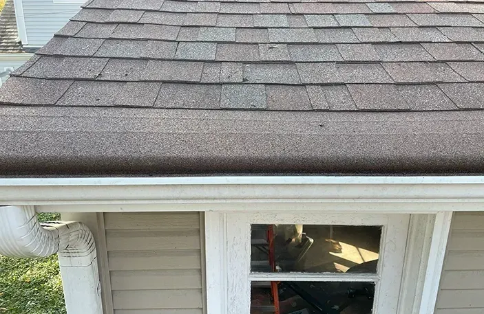 Gutter with Gutter Cap – after