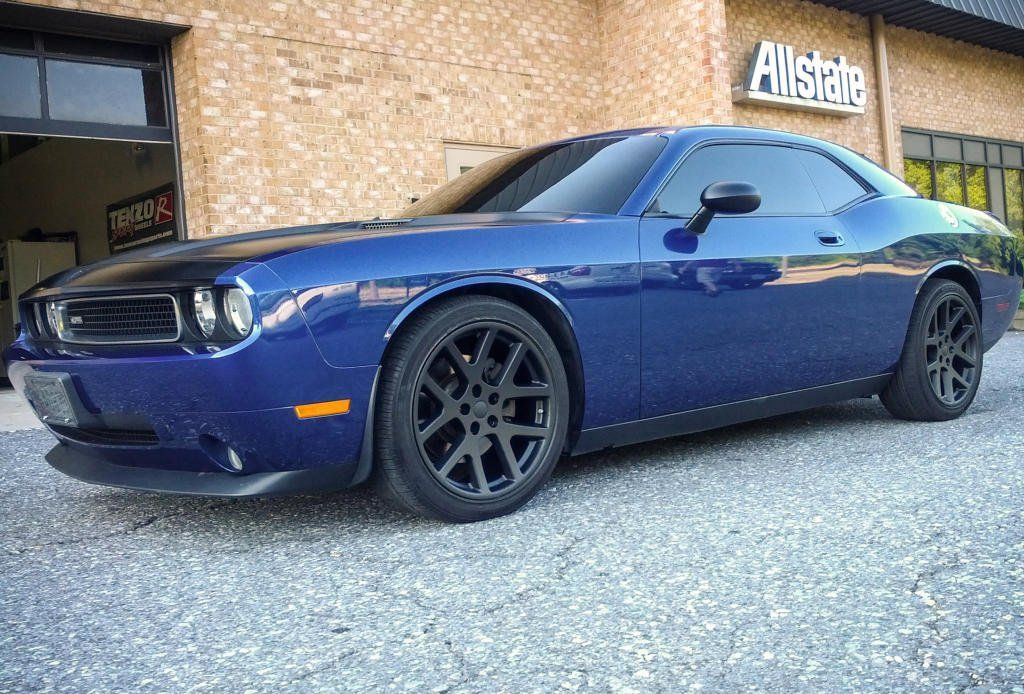 Solid color blackout - flat black finish