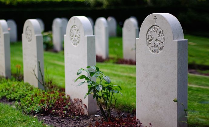 Memorial stone carving