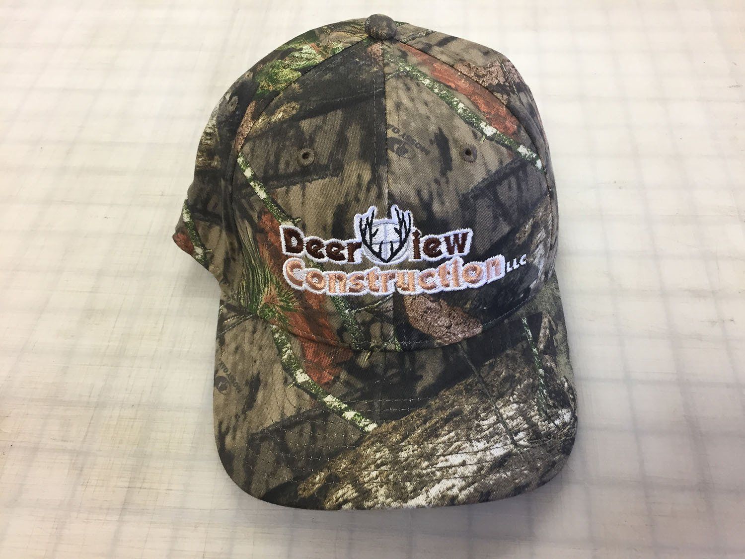 Hat with print design