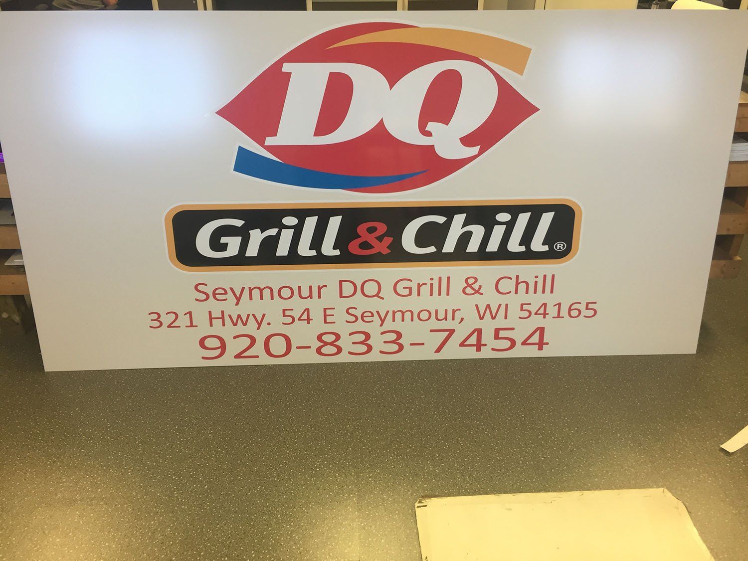 Print sign for business